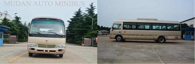 Tipo 30 mini ônibus da estrela do transporte da escola do passageiro com a porta dura de alumínio