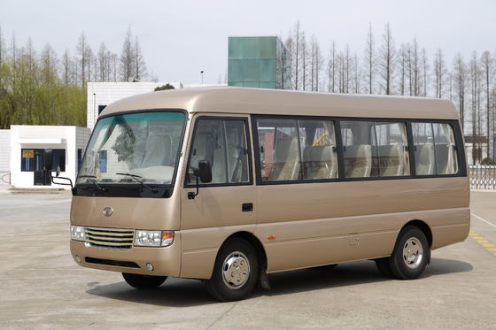 China 19 veículos comerciais leves de Seater, ônibus diesel do assinante de Toyota do telhado alto fornecedor