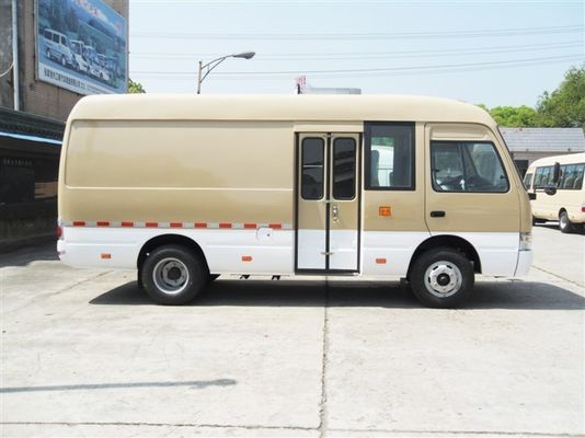 China Passageiro diesel Van da carrinha do transporte da pousa-copos de 2+1 disposições mini 6 medidores fornecedor