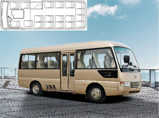 China Freio de ar diesel do motor do estoque de Van de passageiro do luxo 25 do ônibus do Euro 3 de Mudan mini fornecedor