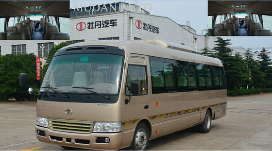 China Deslocamento dourado do ônibus de excursão Sightseeing 2982cc de Seater do minibus 30 da estrela de Mudan fornecedor