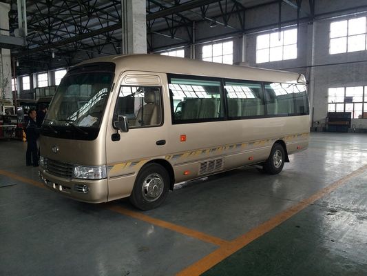 China deslocamento dourado do ônibus de excursão Sightseeing 2982cc do minibus da estrela do comprimento de 7.5M fornecedor