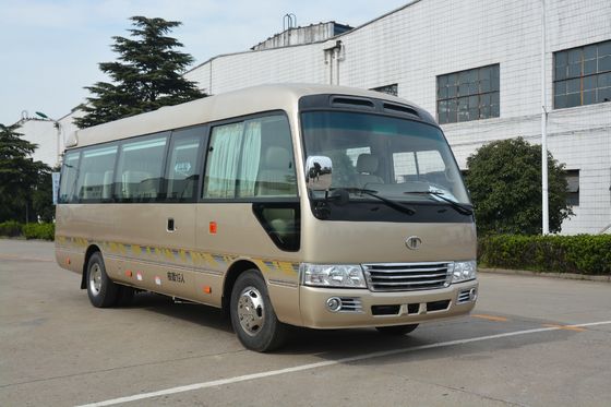 China Transporte interurbano do minibus azul da pousa-copos do arranjo de 2x1 Seat/minibus diesel fornecedor