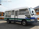 Passageiro diesel Van da carrinha do transporte da pousa-copos de 2+1 disposições mini 6 medidores fornecedor