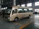 deslocamento dourado do ônibus de excursão Sightseeing 2982cc do minibus da estrela do comprimento de 7.5M fornecedor