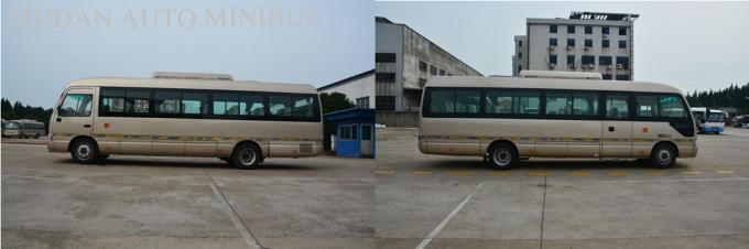 Veículo 6m da pousa-copos do ônibus do turista de Rosa do estilo de Toyota mini com motor de Yuchai