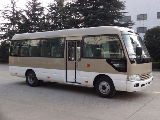 China Ônibus diesel do treinador do curso do minibus grande da pousa-copos de Cummins Engine da parte dianteira da capacidade fornecedor