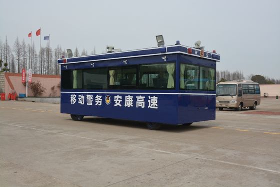 China Estação luxuosa do serviço do objetivo especial de 5 veículos móveis do comando da polícia de Seat fornecedor