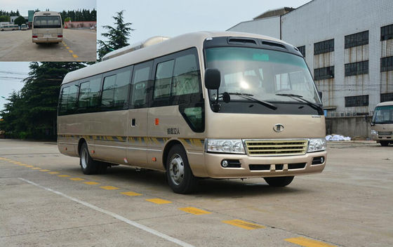 China Veículo de passageiro sightseeing do turista do minibus da pousa-copos do projeto novo das portas dobro fornecedor