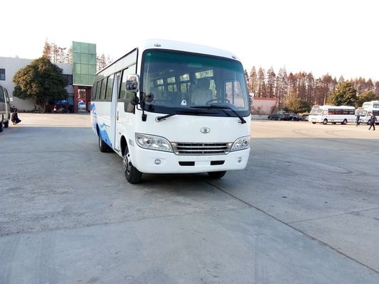 China Os ônibus Sightseeing brancos e azuis da estrela da esquerda/condução à direita transportam o passageiro do turista fornecedor