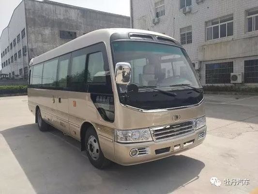 China Ônibus da movimentação da roda dianteira do minibus do tamanho médio 19 Seater com o motor de JE4D28Q5G fornecedor