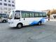 Os ônibus Sightseeing brancos e azuis da estrela da esquerda/condução à direita transportam o passageiro do turista fornecedor